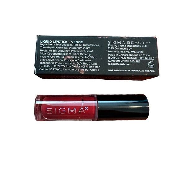 NWT Sigma liquid lipstick- venom - Picture 2 of 3